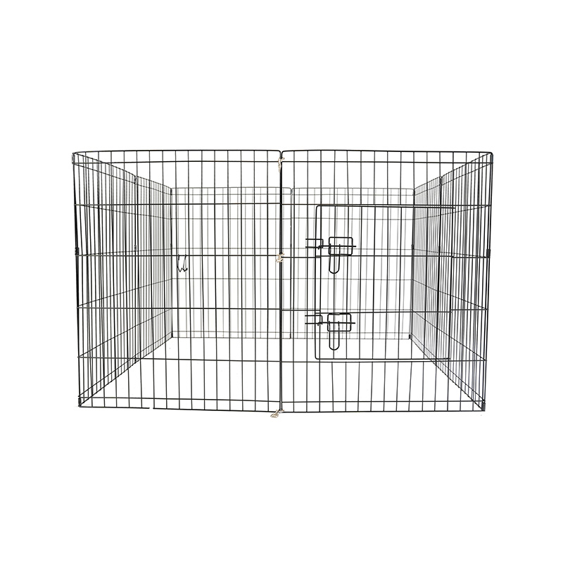 DH051-2 Thùng gấp 8 tấm kim loại cho thú cưng