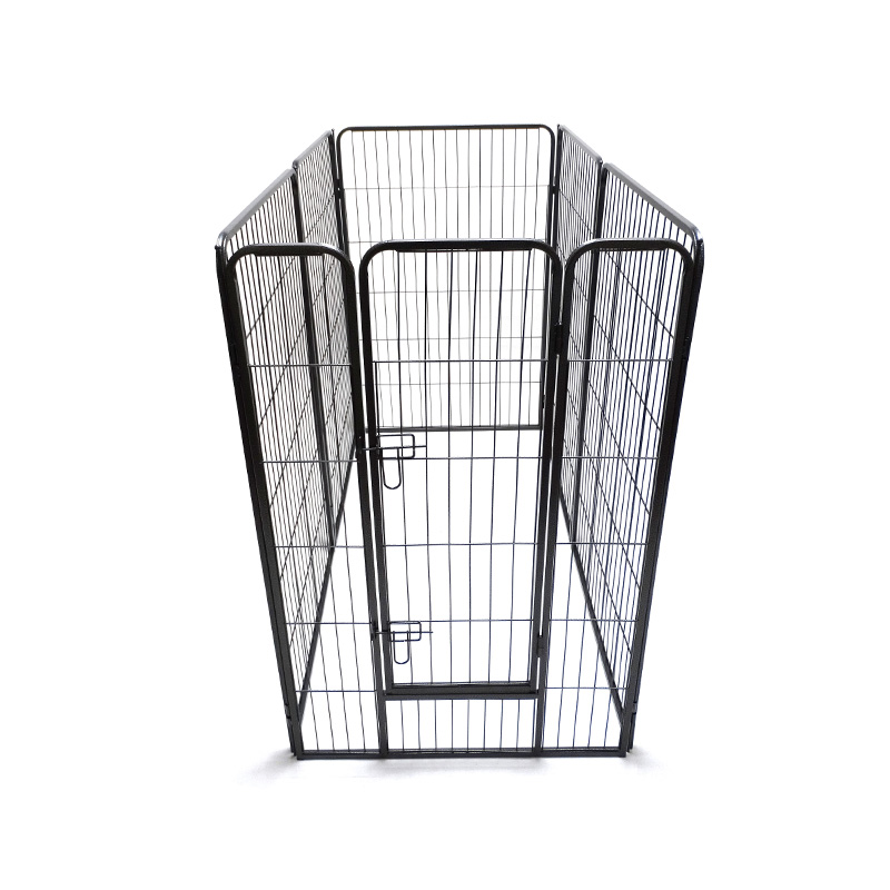 DH093-4 6 tấm Playpen gấp ngoài trời di động bằng kim loại nặng cho thú cưng