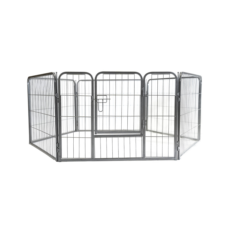 DH093-1 6 tấm hàng rào dây Pet Dog Folding Tập thể dục Playpen kim loại